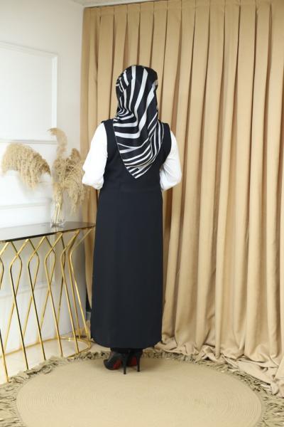 0902 KOD BELDEN BAĞLAMALI YELEK SİYAH