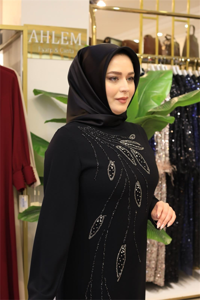 1154 CODE BLUMENVERZIERTE KLEID