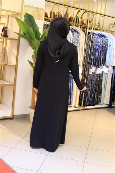 1165 KOD KREP TAŞLI ELBİSE