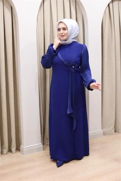 1222 كود 1222 فستان مفصل الزهور