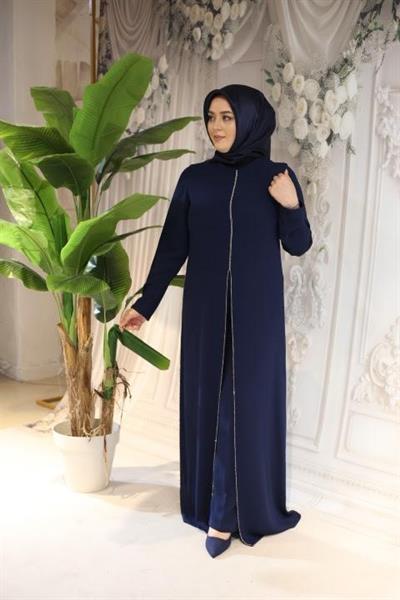 129 CODE FRONT SLIT PANTS SUIT