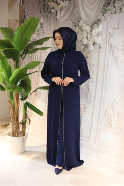 129 CODE FRONT SLIT PANTS SUIT