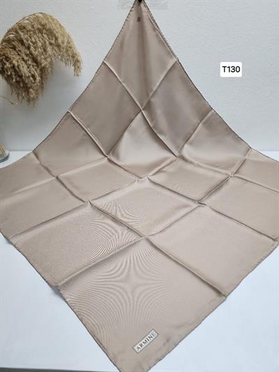 130 KOD DÜZ RENK ARMİNE SAF İPEK EŞARP STD