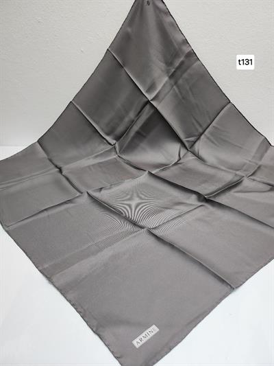 131 CODE SOLID COLOR ARMINE PURE SILK SCARF