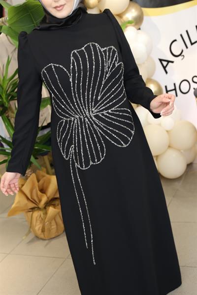 1325 كود 1325 فستان من أحجار الزهور كود 1325