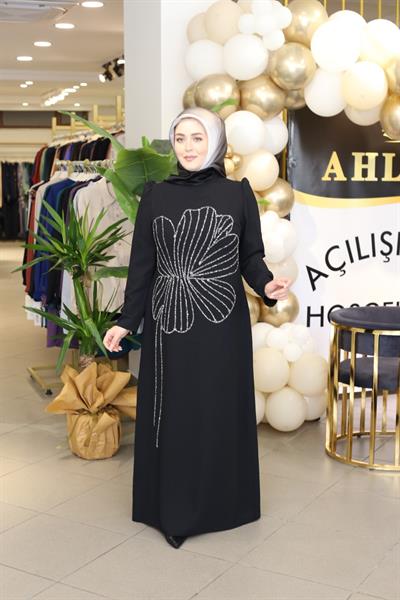 1325 كود 1325 فستان من أحجار الزهور كود 1325