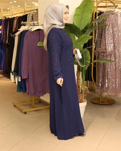 1332 كود 1332 كود فستان مخطط بالحجر المتموج