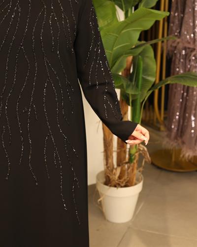 1332 كود 1332 كود فستان مخطط بالحجر المتموج