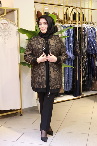 14-1161 Embossed Pattern Jacket