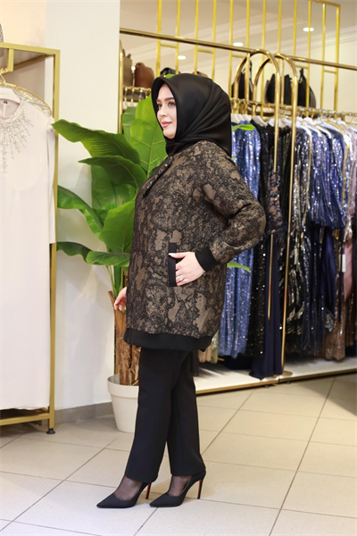 14-1161 Embossed Pattern Jacket