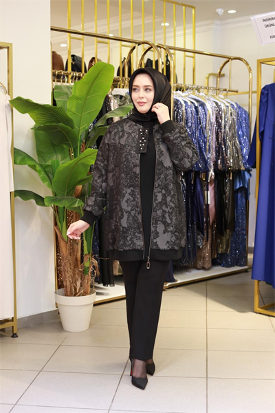 14-1161 Embossed Pattern Jacket
