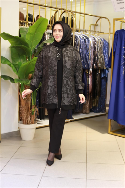 14-1161 Embossed Pattern Jacket