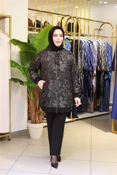 14-1161 Embossed Pattern Jacket