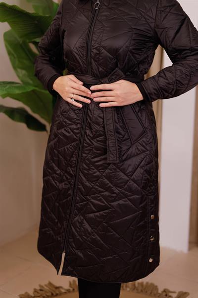 1523 CODE BELTED INFLATABLE QUILTED COAT