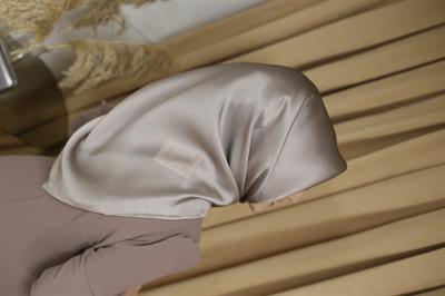 161 CODE SOLID COLOR ARMINE PURE SILK SCARF