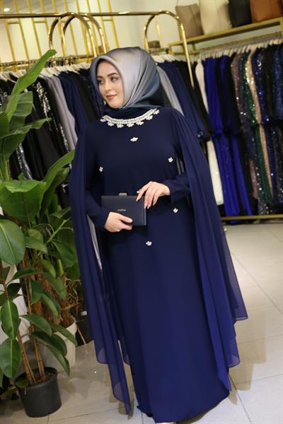 1620 KOD ELBİSE LACİVERT