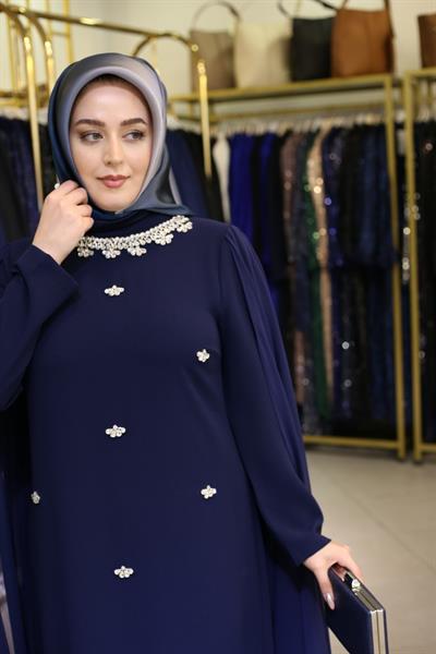 1620 KOD ELBİSE LACİVERT