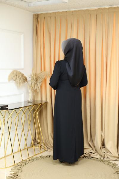 1680 KOD GÜPÜR DETAYLI ELBİSE