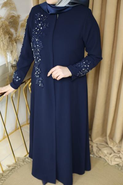 1969 KOD TAŞ VE GÜPÜR DETAYLI FERACE