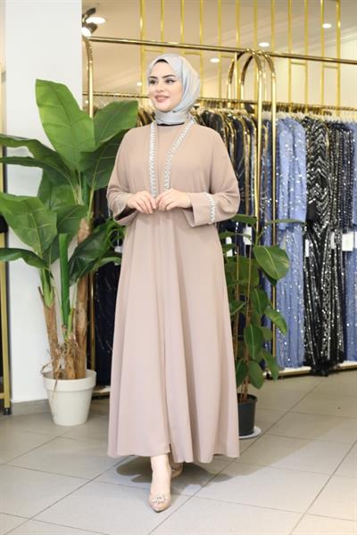 2003 CODE SLEEVES CRYSTAL STONES ABAYA SUIT