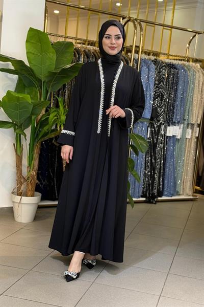 2003 CODE SLEEVES CRYSTAL STONES ABAYA SUIT