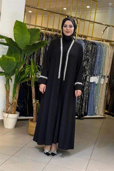 2003 CODE SLEEVES CRYSTAL STONES ABAYA SUIT