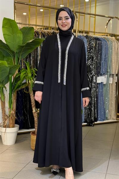 2003 CODE SLEEVES CRYSTAL STONES ABAYA SUIT