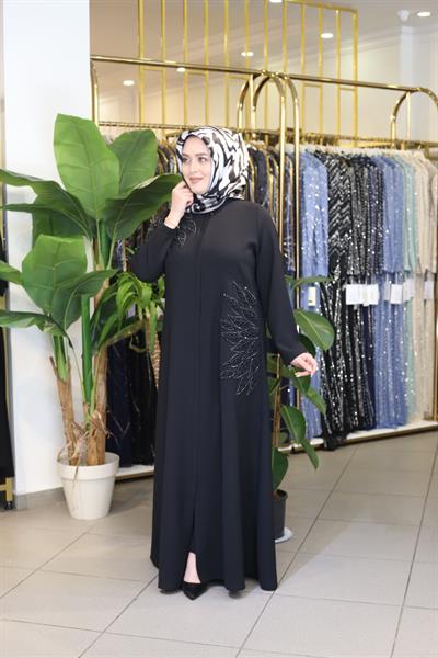 عباءة 2013 عباية مطرزة بالخرز المزخرف بالخرز المزخرف بالخرز