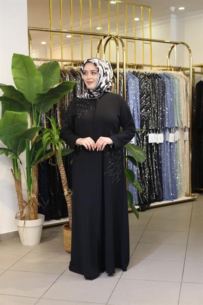 عباءة 2013 عباية مطرزة بالخرز المزخرف بالخرز المزخرف بالخرز