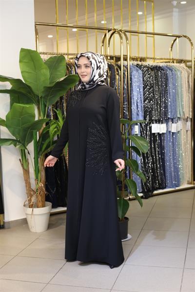 عباءة 2013 عباية مطرزة بالخرز المزخرف بالخرز المزخرف بالخرز