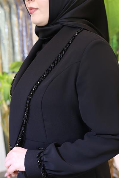 2014 KOD TAŞLI BLAZER CEKET SİYAH