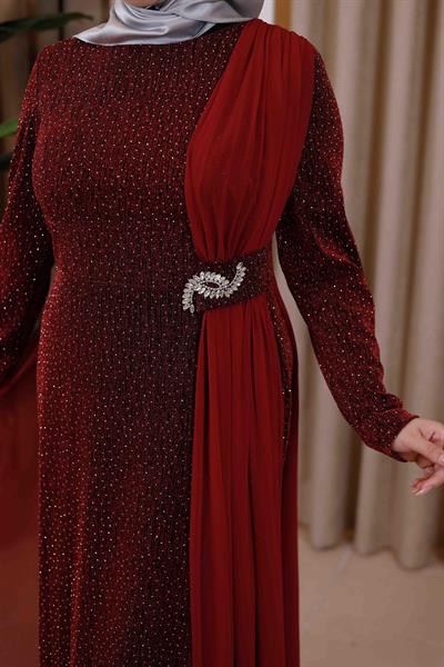 2015 CODE ROBE EN SOIE AVEC DÉTAILS EN ÉPONGE