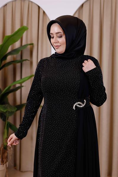 2015 CODE SELF-SILK DRESS WITH SHEER DETAIL