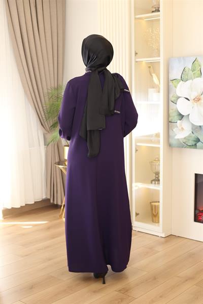 2016 CODE TEK KOL FİYONKLU ELBİSE