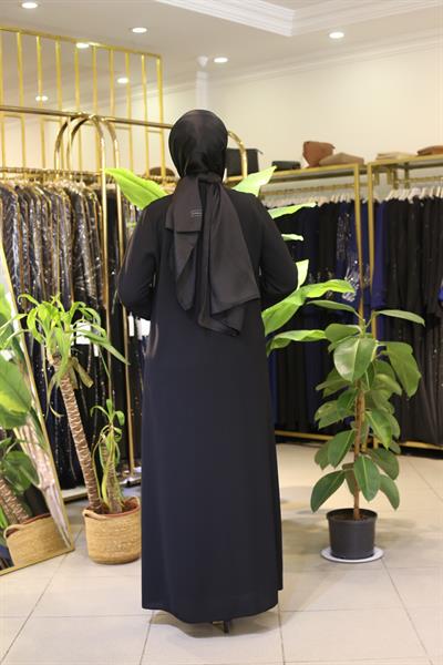 2017 CODE ZIGZAG FLOWER PATTERNED ABAYA SUIT