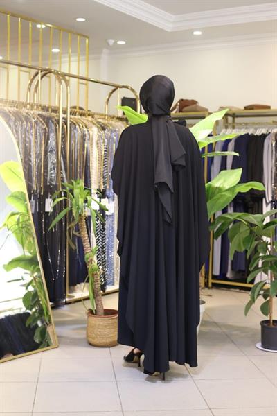 2030 CODE ONE SLEEVE FLORAL PATTERN CAPE DRESS