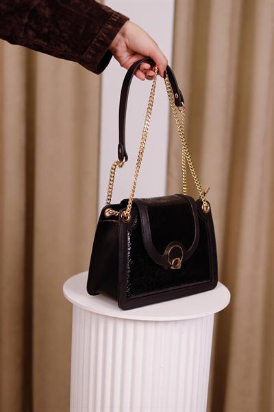 2060 CODE AHLEM WOMEN LEATHER DETAILED ARM BAG