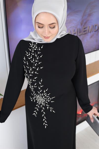 2097 CODE ROBE BRODÉE DE PIERRES DE CRISTAL