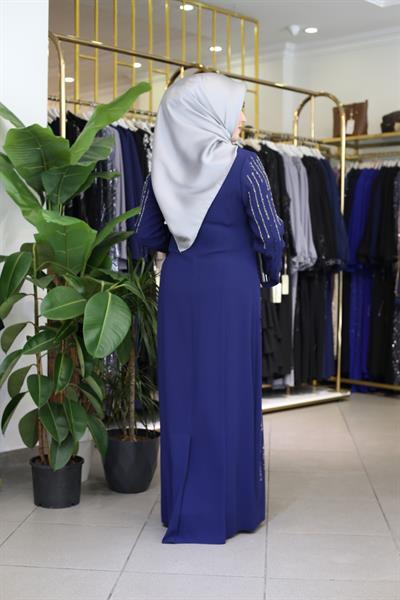 2099 CODE CRÊPE TAŞLI ELBİSE