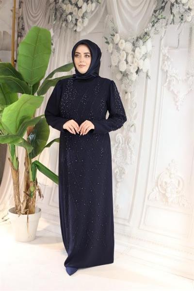 2100 CODE CAST PERLENBESTICKTES ABENDKLEID