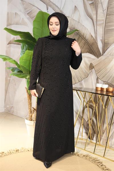 ВЕЧЕРНЕЕ ПЛАТЬЕ С ЖЕМЧУЖНОЙ ВЫШИВКОЙ 2100 CODE CAST