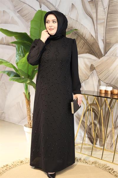 ВЕЧЕРНЕЕ ПЛАТЬЕ С ЖЕМЧУЖНОЙ ВЫШИВКОЙ 2100 CODE CAST