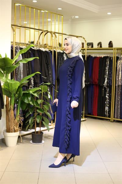 2123 CODE SINGLE SIDE WAVY DRESS