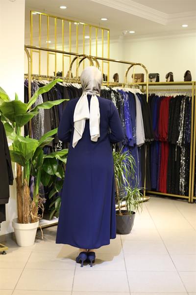 2123 CODE SINGLE SIDE WAVY DRESS