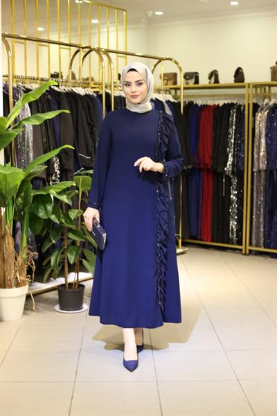 2123 CODE SINGLE SIDE WAVY DRESS