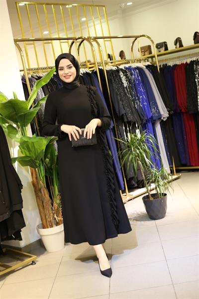 2123 CODE SINGLE SIDE WAVY DRESS