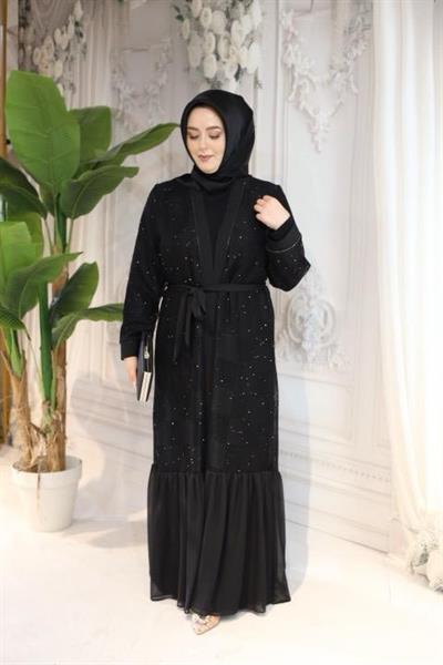 2123 CODE SKIRT TULLE ABAYA SUIT