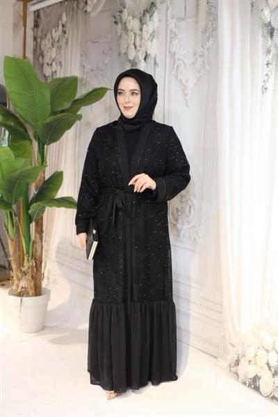 2123 CODE SKIRT TULLE ABAYA SUIT
