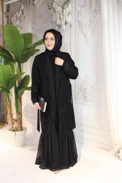 2123 CODE SKIRT TULLE ABAYA SUIT