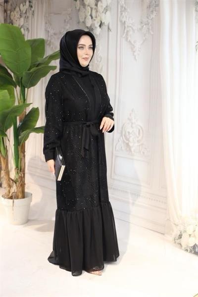 2123 CODE SKIRT TULLE ABAYA SUIT
